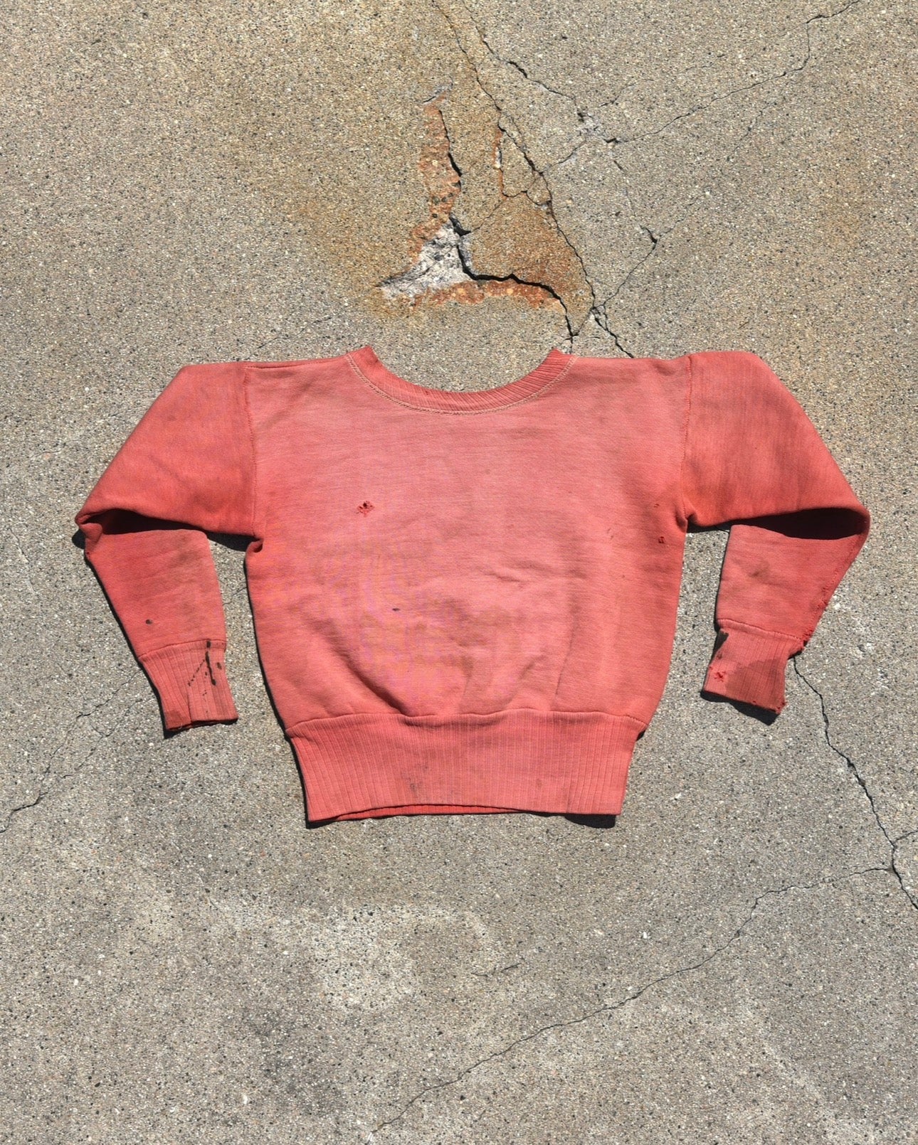 1940s Sun Faded Gene Autry & Champ Jr. Femme Sweatshirt