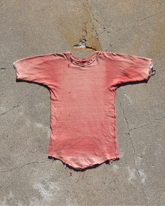 1950s Thrashed and Sun Faded Double Face Tshirt
