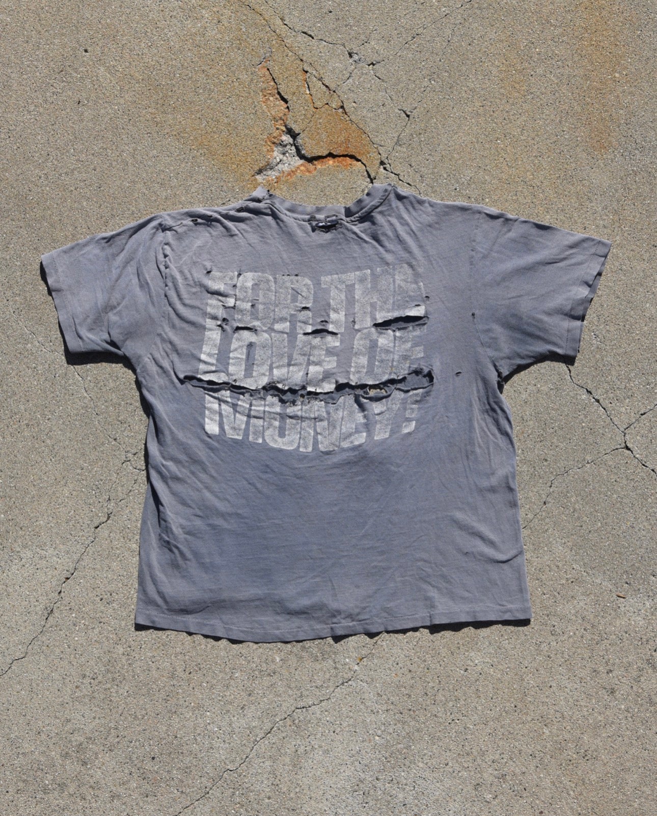 1989 Thrashed and Faded Bulletboys For The Love of Money Tshirt