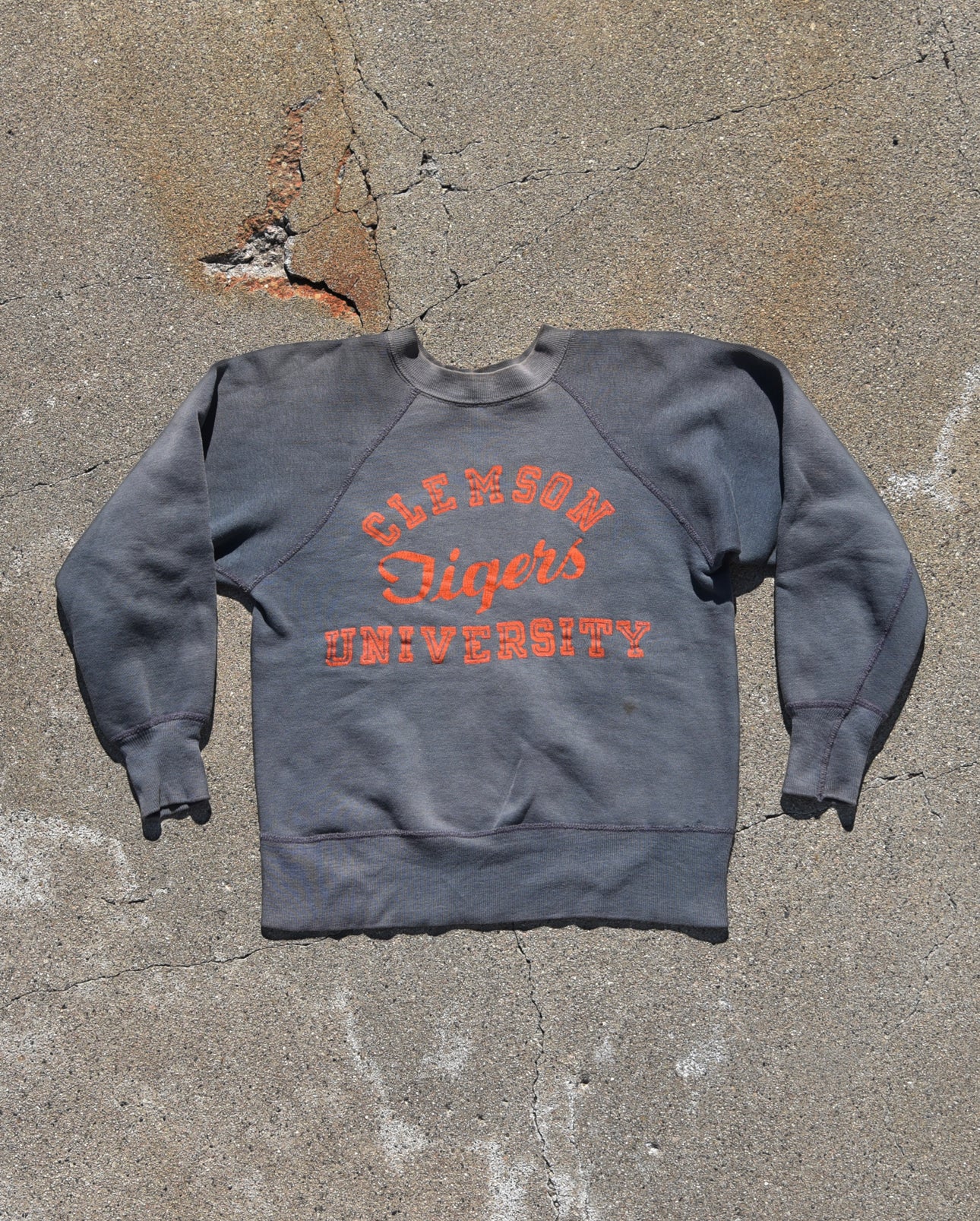 1950s Champion Clemson Tigers University Sweatshirt