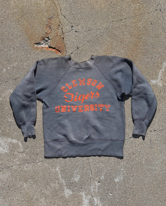 1950s Champion Clemson Tigers University Sweatshirt