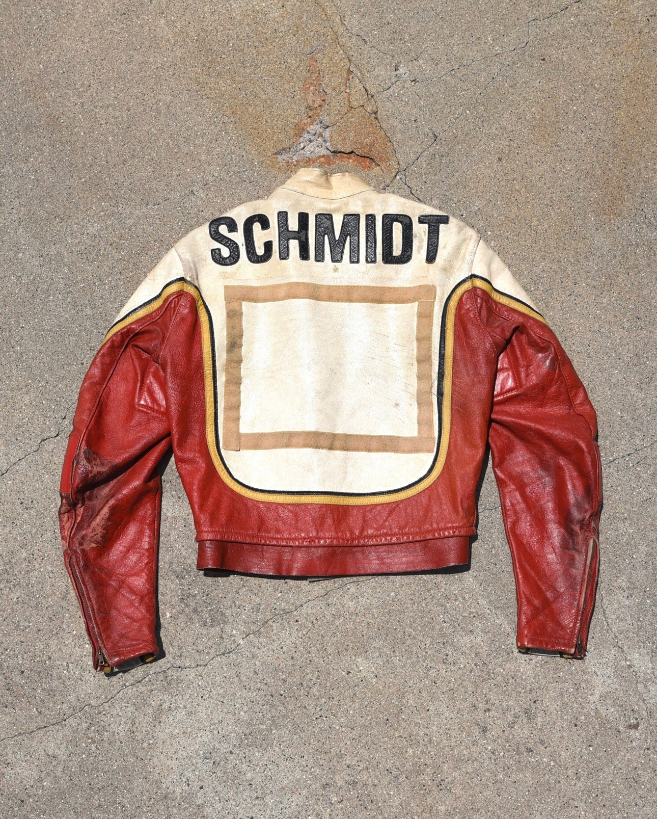 1970s Bates x Schmidt Cycle Suzuki Motorcycle Racing Jacket