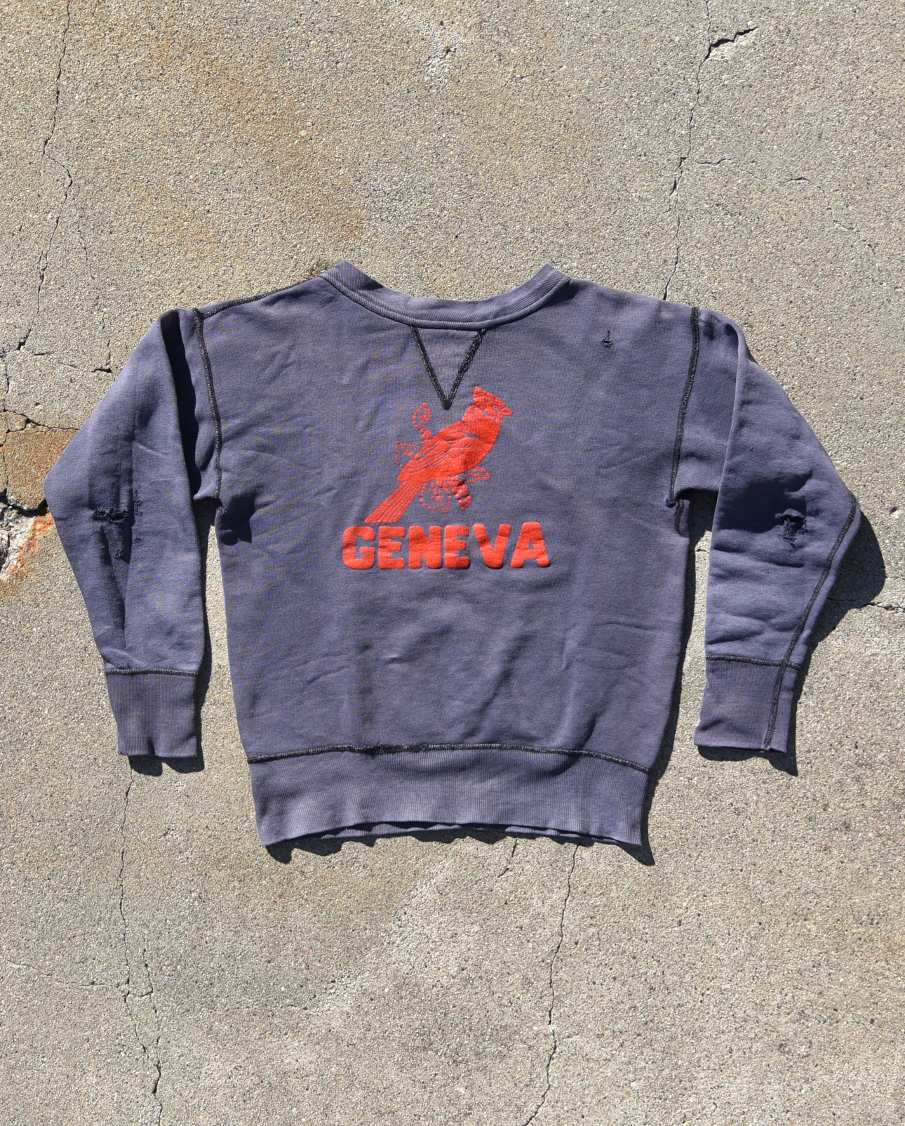 1950s Russell Southern Geneva High School Single V Sweatshirt