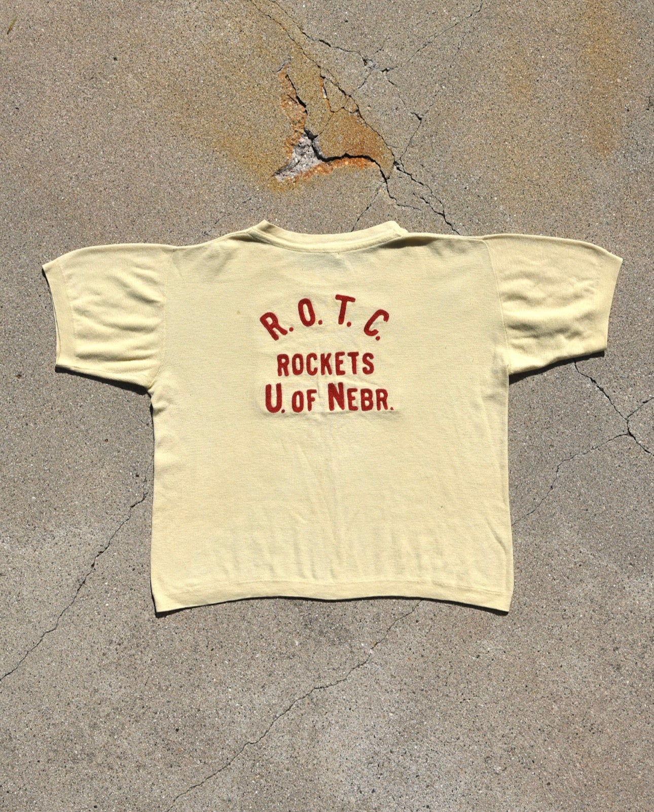 1940s R.O.T.C. Rockets University of Nebraska Tshirt