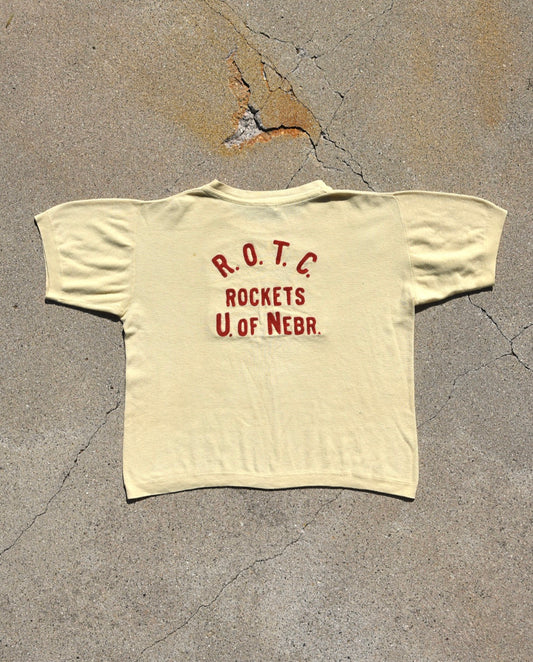 1940s R.O.T.C. Rockets University of Nebraska Tshirt