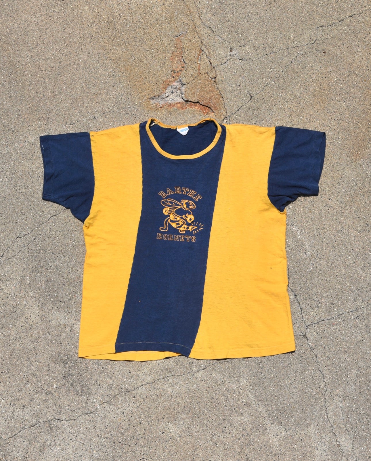 1970s Tri-Color Barthe Hornets Tshirt
