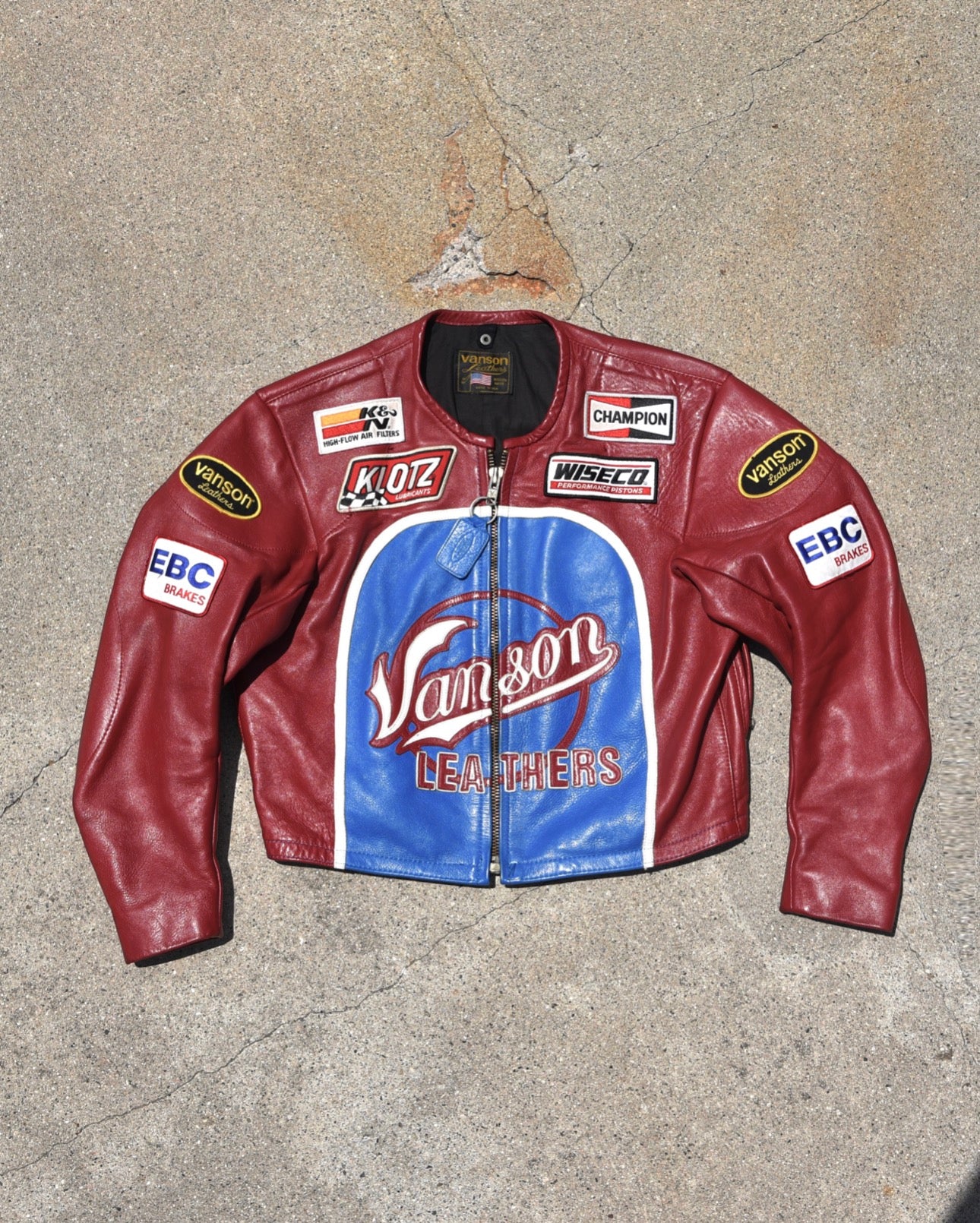 1990s Vanson Leathers Genesis NYC Motorcycle Jacket
