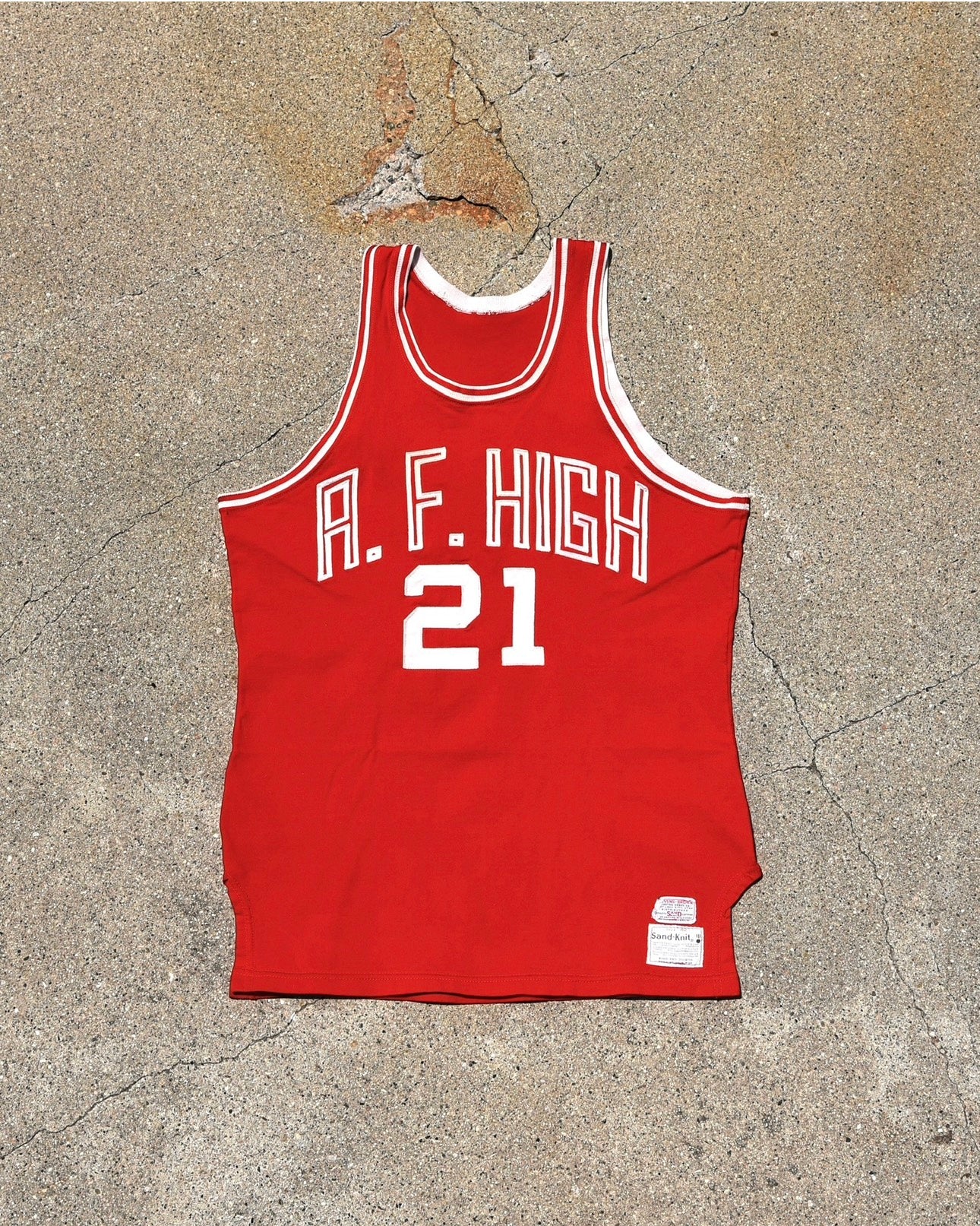 1960s A.F. High Basketball Jersey