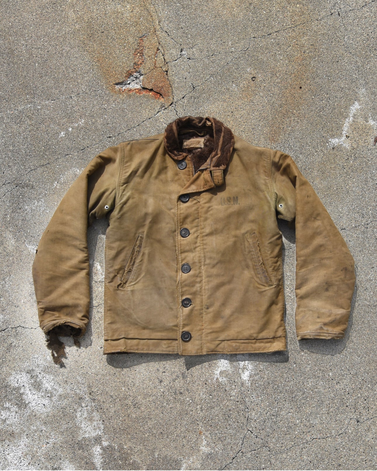 1940s U.S. Navy N1 Deck Jacket - Stenciled