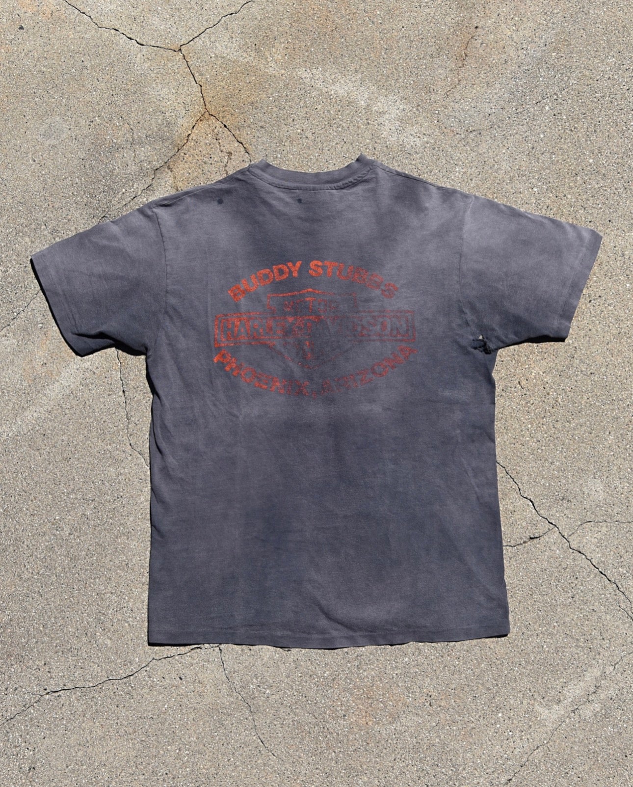 1980s Sun Faded Live To Ride Harley Davidson Tshirt